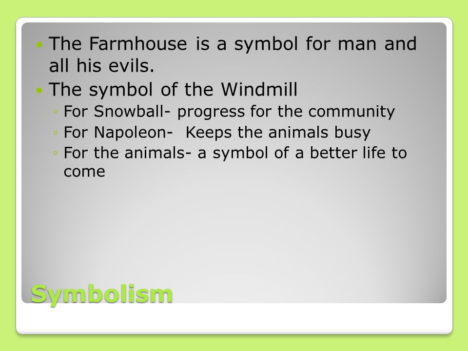 33+ What does the windmill symbolize in animal farm