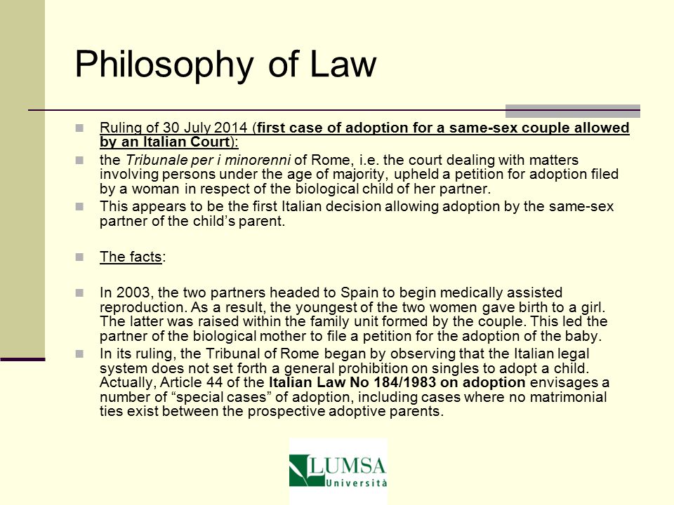 philosophy same sex adoption Philosophy same sex adoption