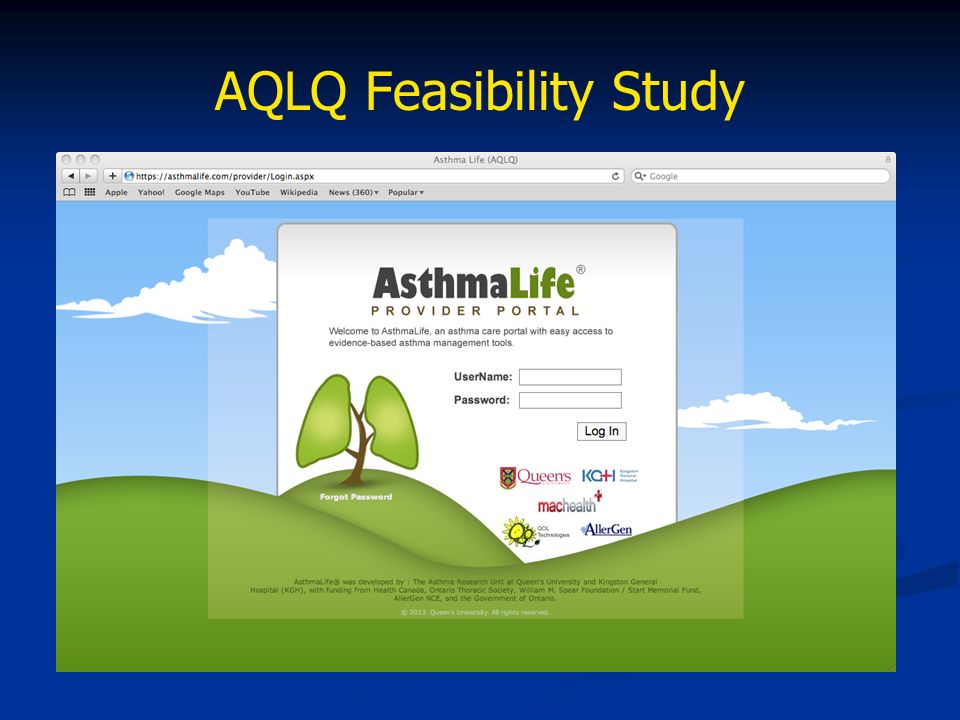 AQLQ Feasibility Study