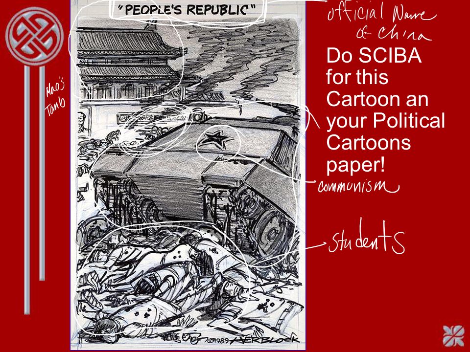 Do SCIBA for this Cartoon an your Political Cartoons paper!