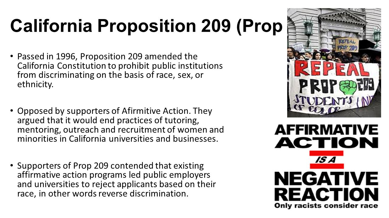 proposition 209 summary
