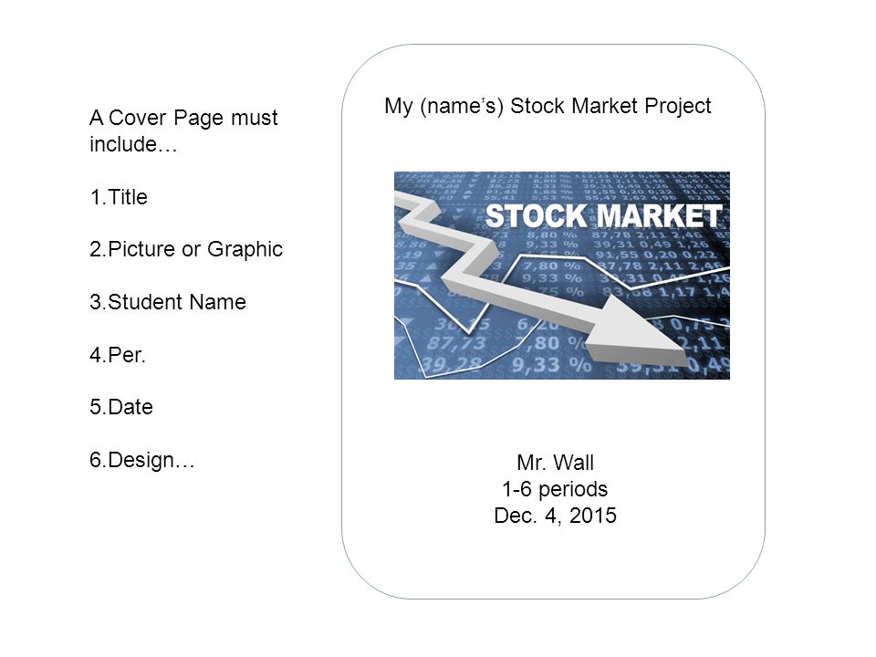 stock market project for students