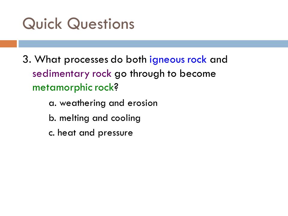 Quick Questions 3.
