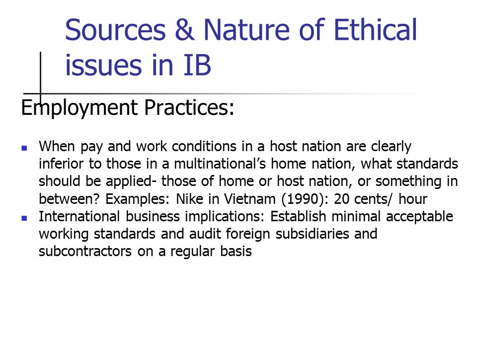 Ethics in International Business 4 International Business. - ppt download