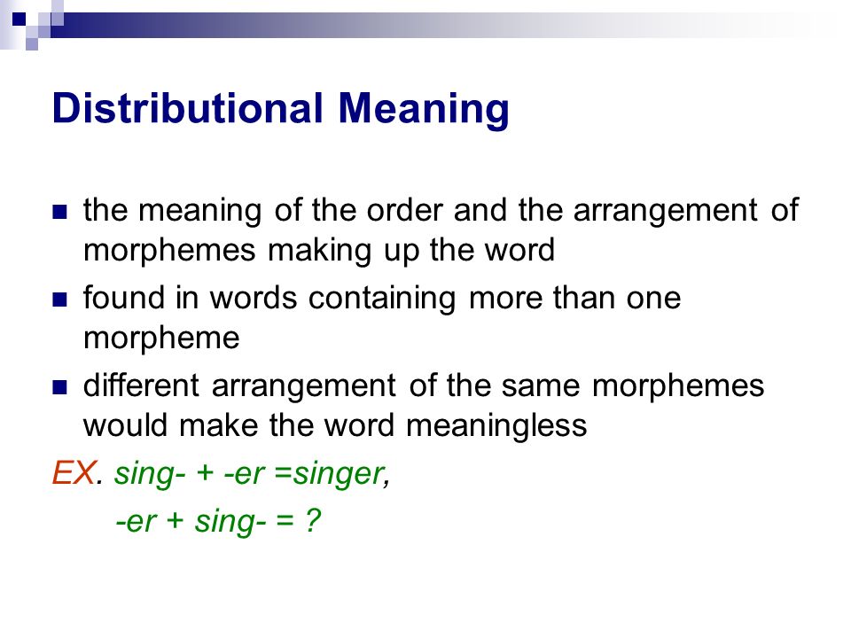 Meaning Approaches to word meaning Meaning and Notion (понятие) Types of wo...