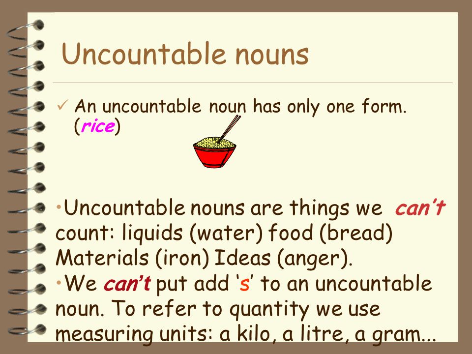 Презентация countable uncountable