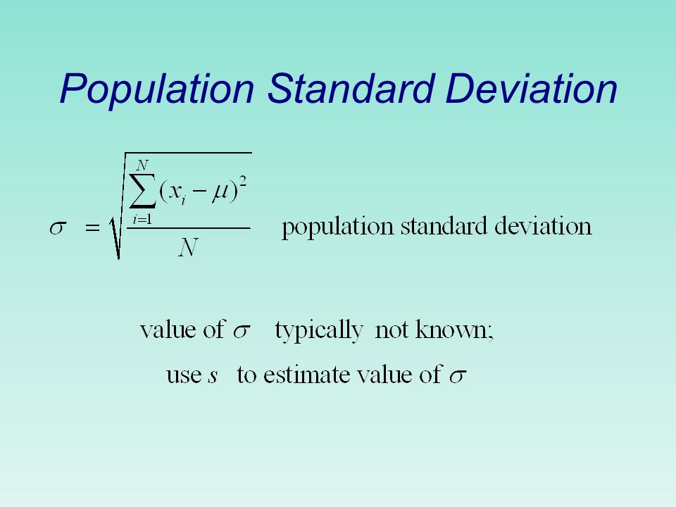 Numerical Summaries of Quantitative Data. Means, Standard Deviations, z ...