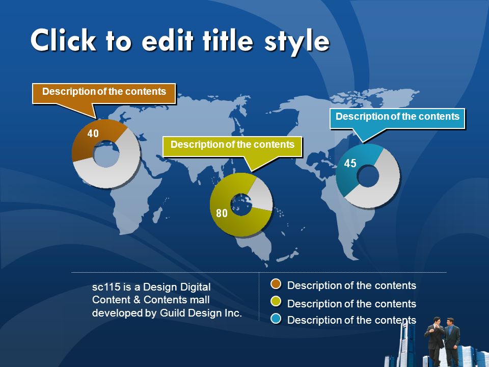 Click to edit title style sc115 is a Design Digital Content & Contents mall developed by Guild Design Inc.