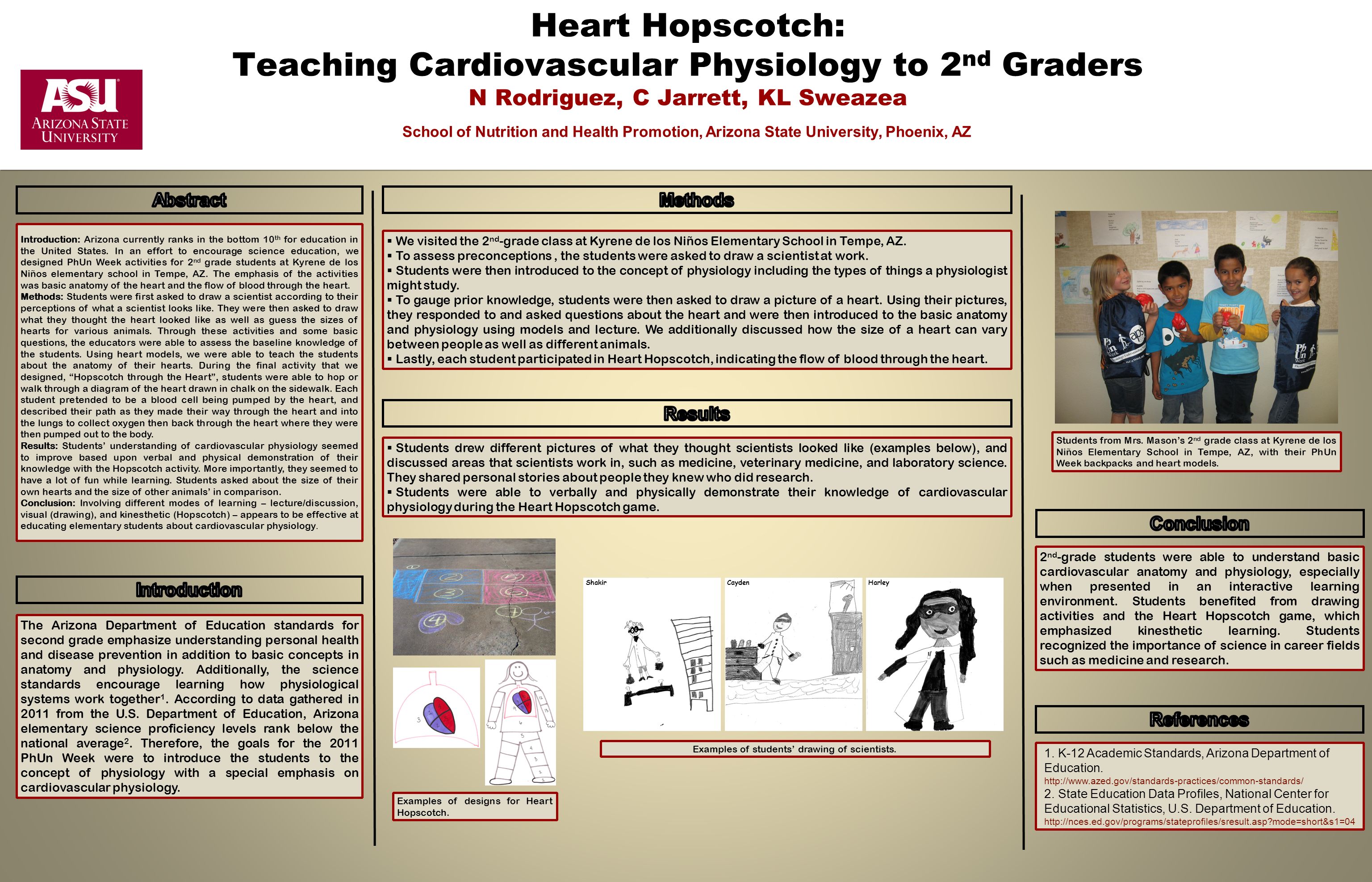 Heart Hopscotch Teaching Cardiovascular Physiology to 2 nd Graders N
