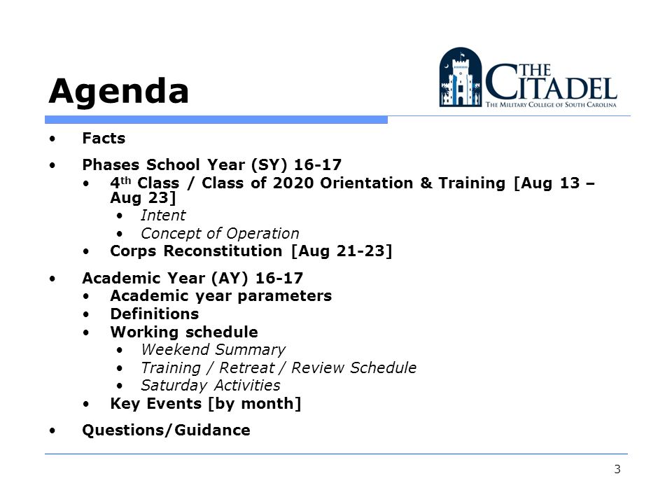 1 Review Of School Year Purpose Obtain Presidential Approval Of The Citadel College Calendar For School Year Ppt Download citadel academic calendar 2021