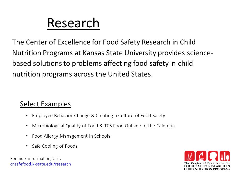 Center for Food Safety in Child Nutrition Programs