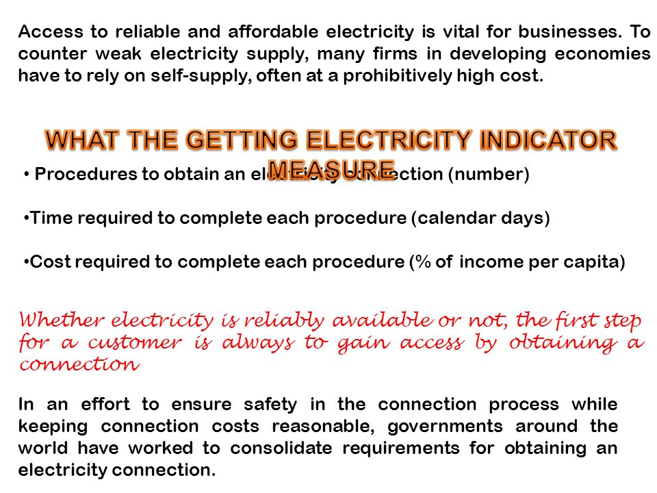 Access to reliable and affordable electricity is vital for businesses.