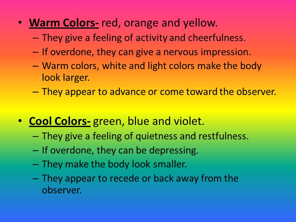 What Are Warm and Cool Colors and How Do They Make You Feel? - Color  Meanings