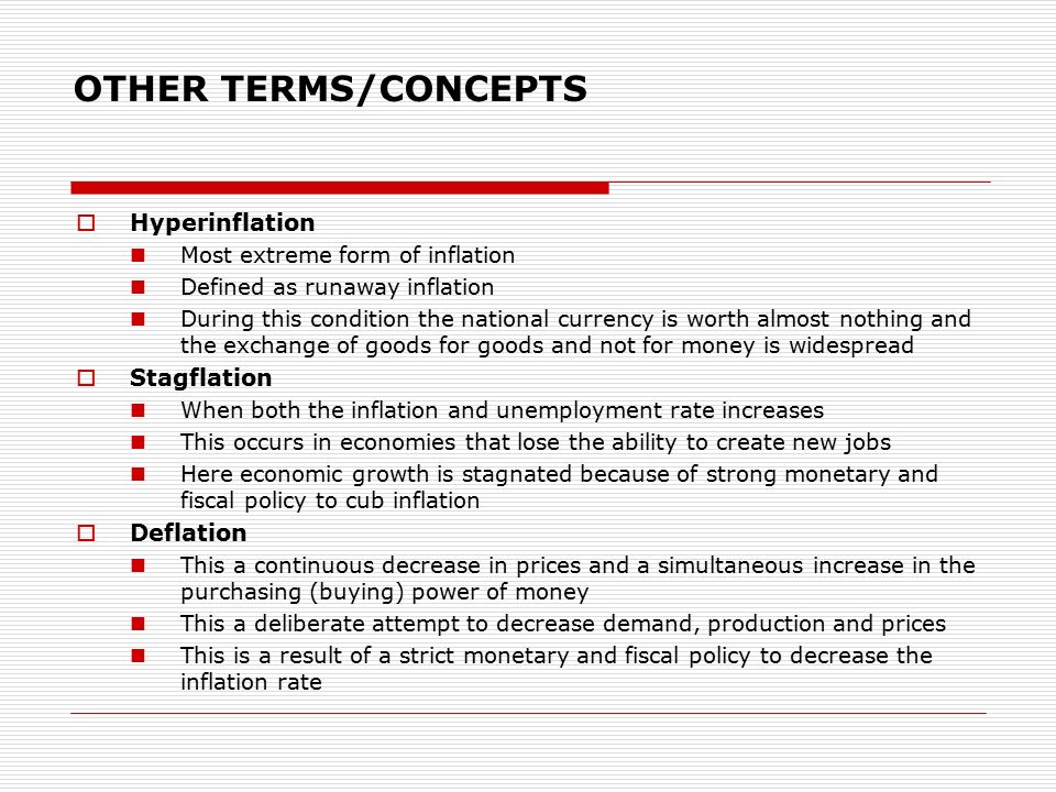 1 INFLATION LO 4. LO4 AS1: Analyse and investigate inflation and explain he  policies hat are used to combat it.  Definition of inflation - is  sustained. - ppt download