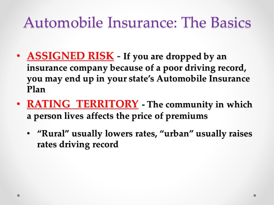 what is assigned risk insurance