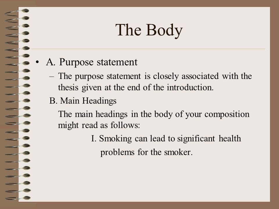 Purpose Of The Research Paper