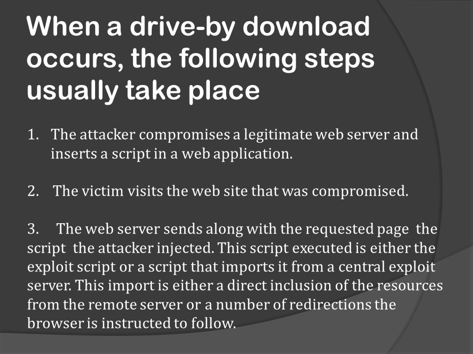powerpoint presentation on drive by download attack by yogita goyal