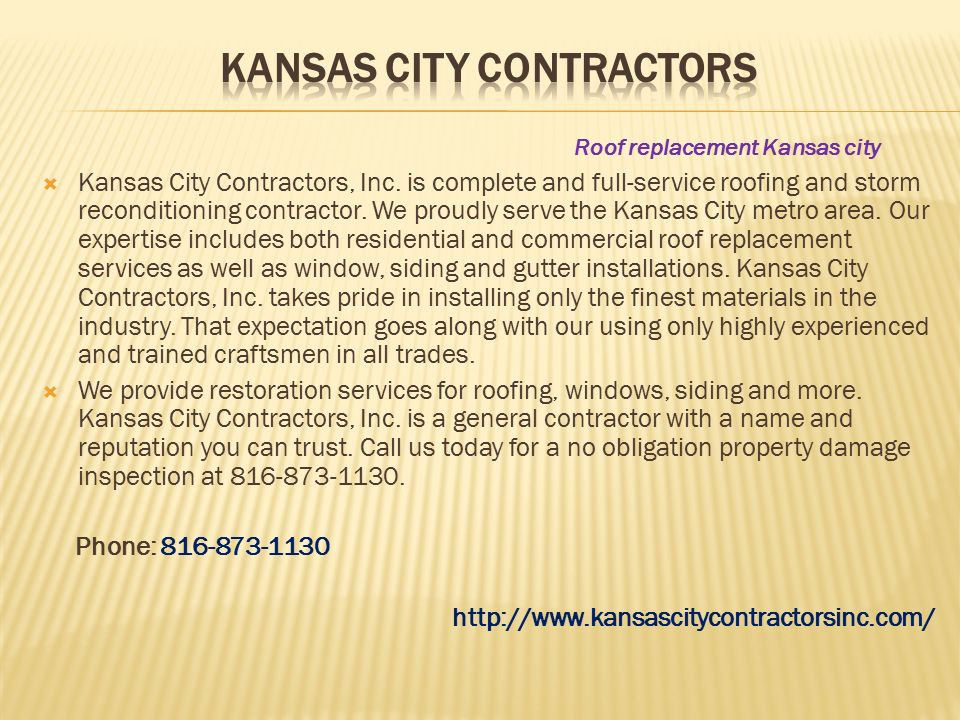  Kansas City Contractors, Inc.
