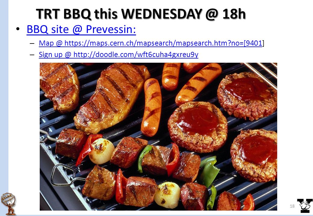 BBQ Prevessin: –   no=[9401]   no=[9401 – Sign   Sign   TRT Days, June