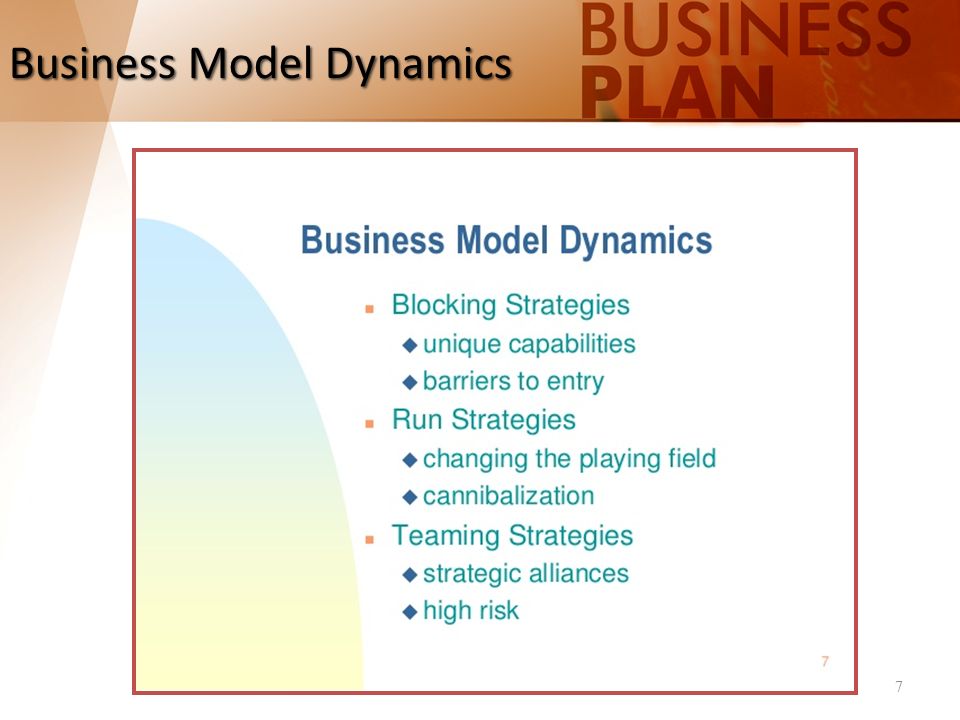 Business Model Dynamics 7