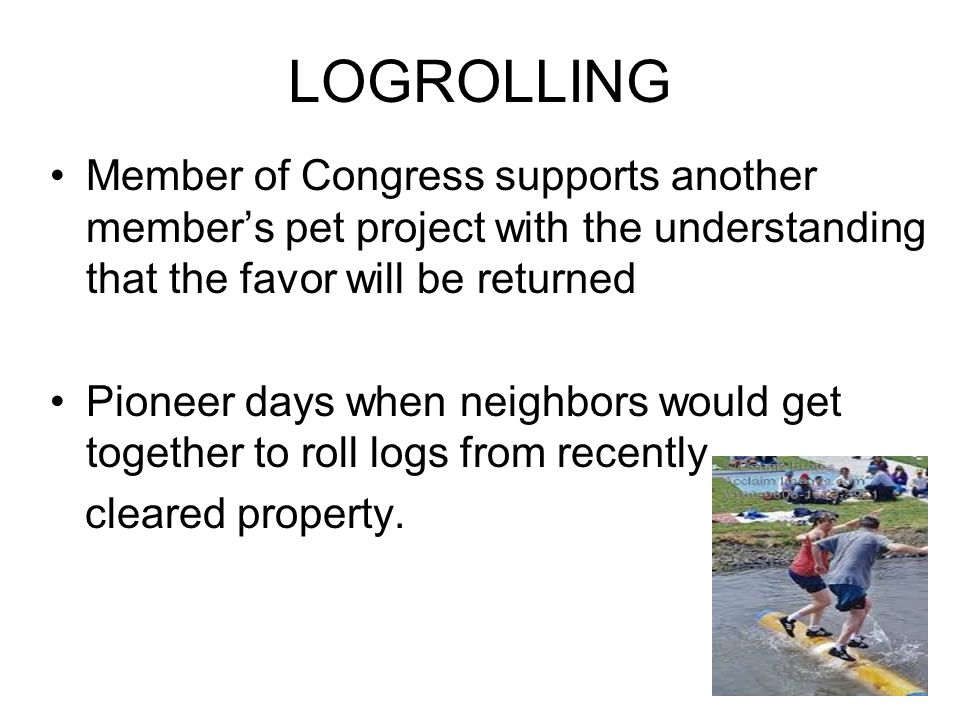 logrolling in congress