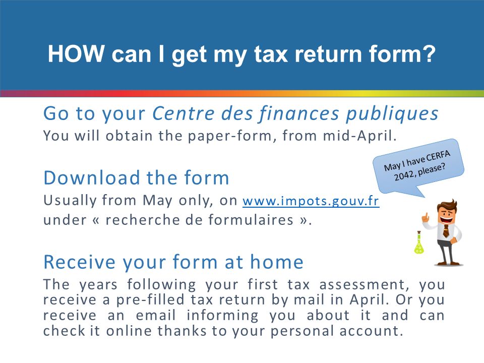Information session about taxation and tax return INRIA – April 13th, ppt  download