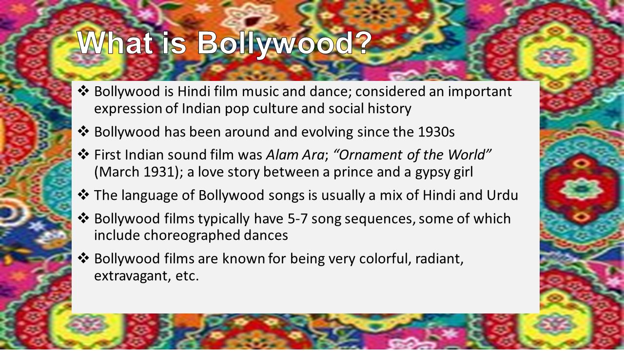 what is bollywood
