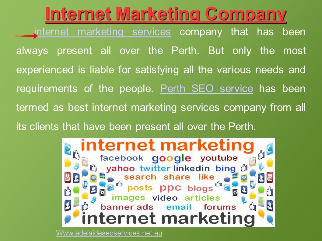 Internet Marketing Company internet marketing services company that has been always present all over the Perth.