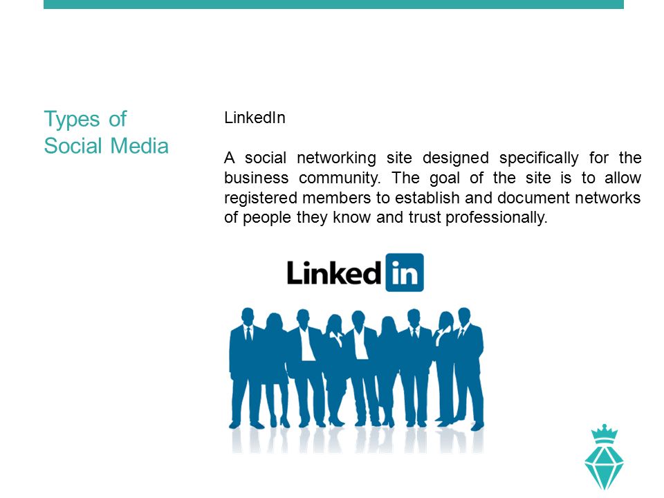 LinkedIn A social networking site designed specifically for the business community.