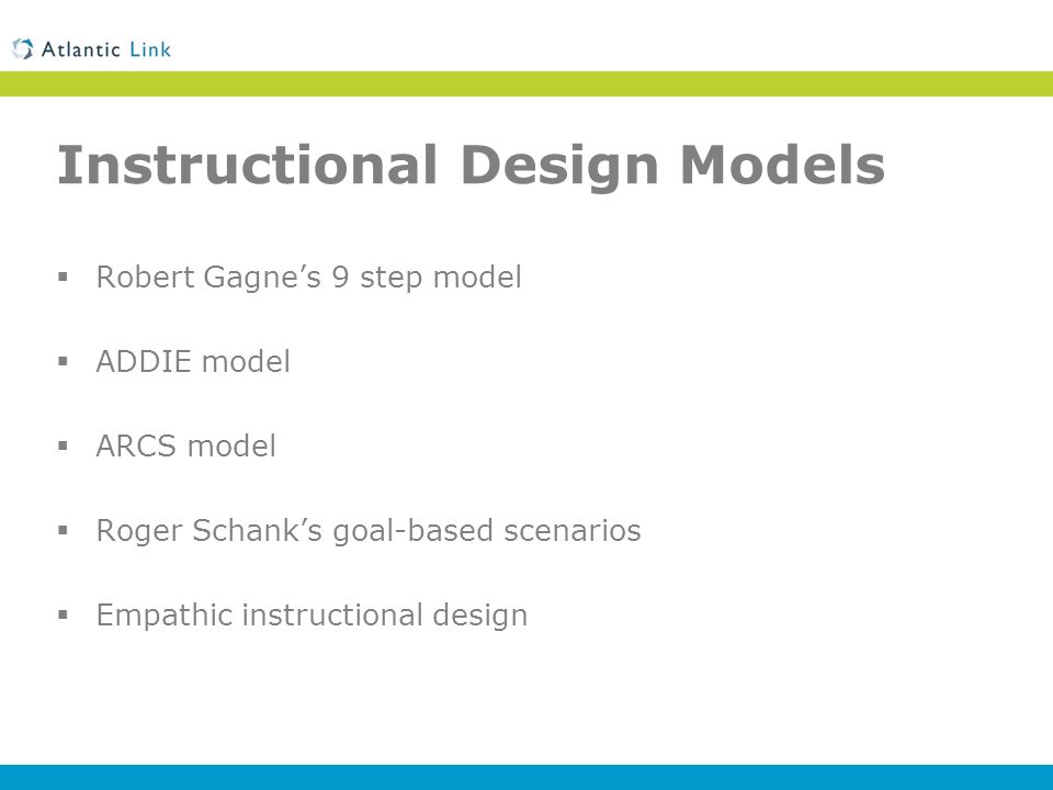 gagne model instructional design