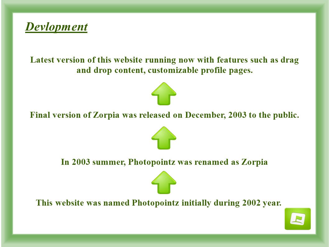 Zorpia login page