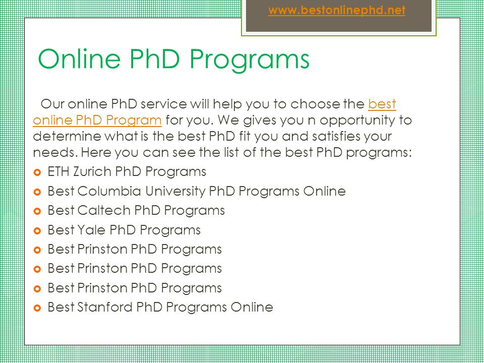 Best writing phd programs