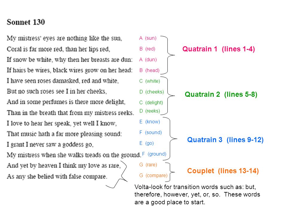 Thursday, January 19th Check Sonnet 130 at the door. Continue w/ notes HW:  Explicate sonnet 130 for tomorrow! - ppt download