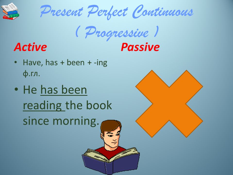 Book of since. Present perfect Continuous в английском.