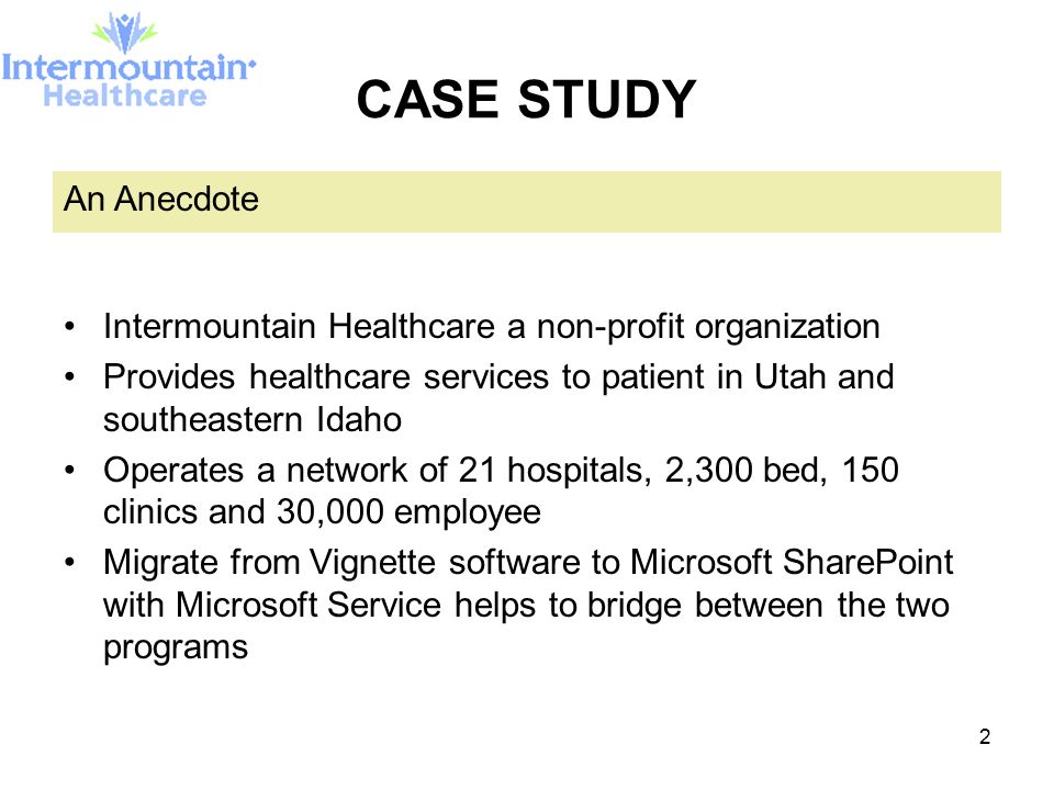 intermountain healthcare case study