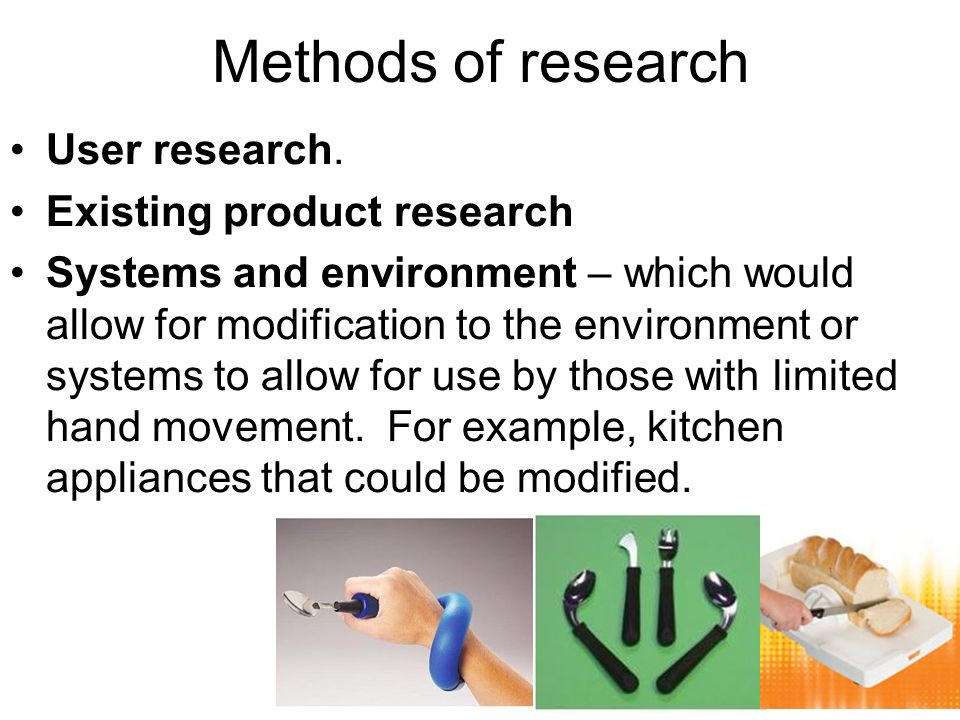 Methods of research User research.