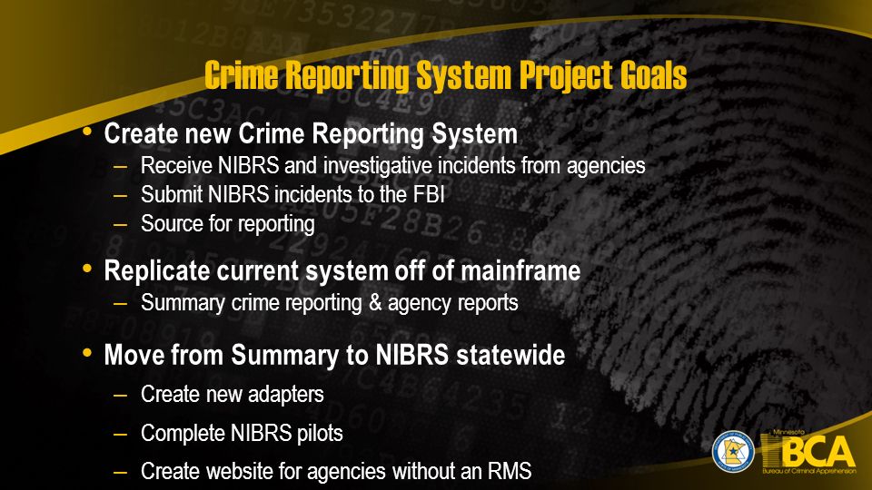Statewide NIBRS RMS Technical Document