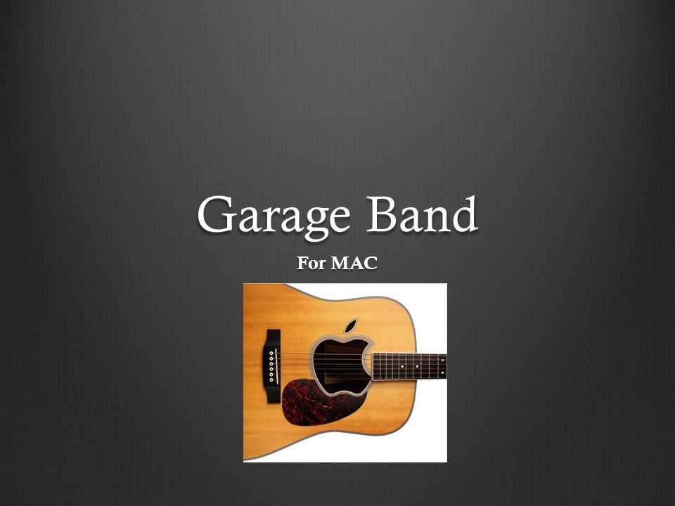 Garage Band For Mac What Is It A Digital Audio Workstation That