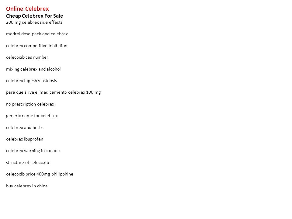 Generic celebrex vs celebrex 200mg side effects