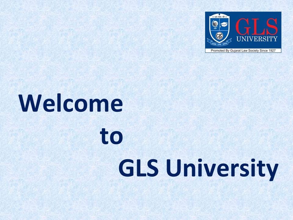 Welcome to GLS University