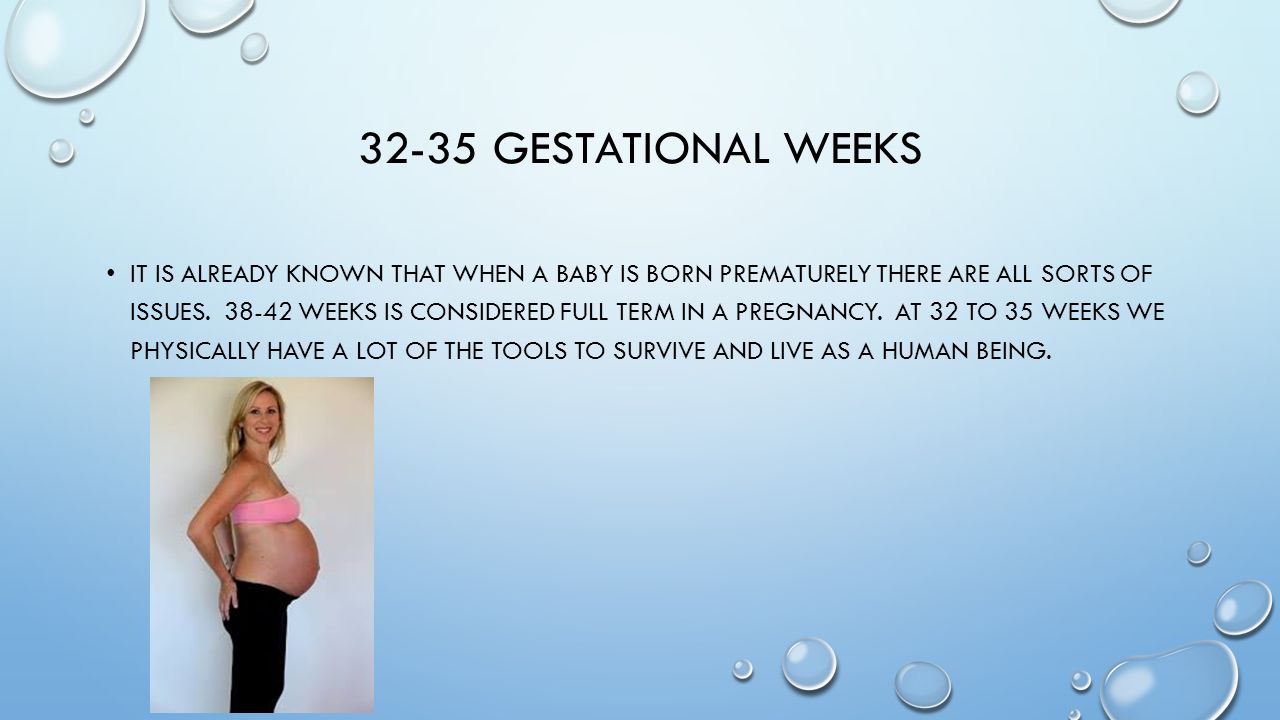 DEVELOPMENTAL ISSUES WITH PREMATURE BABIES GESTATIONAL WEEKS IT IS ALREADY  KNOWN THAT WHEN A BABY IS BORN PREMATURELY THERE ARE ALL SORTS OF ISSUES. -  ppt download