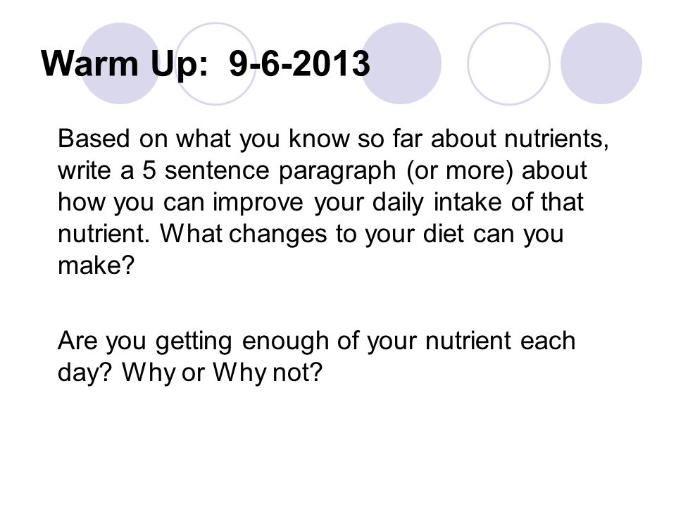 paragraph on healthy food