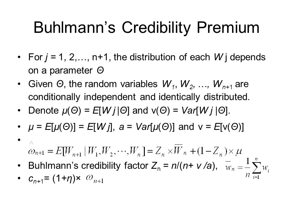 Ruin Probabilities Classical Versus Credibility Cary Chi Liang Tsai Department Of Finance National Taiwan University Gary Parker Department Of Statistics Ppt Download