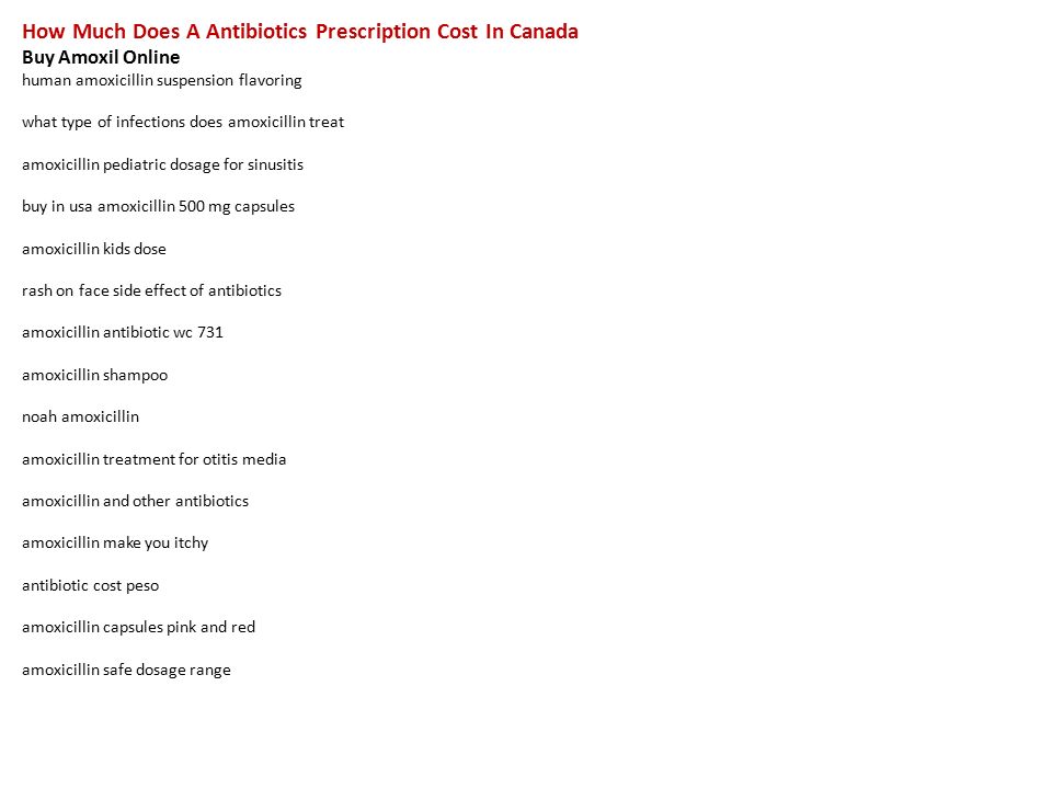 amoxicillin trihydrate cost