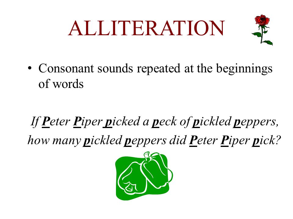 alliteration poems peter piper
