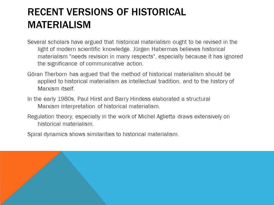 Habermas on Historical Materialism