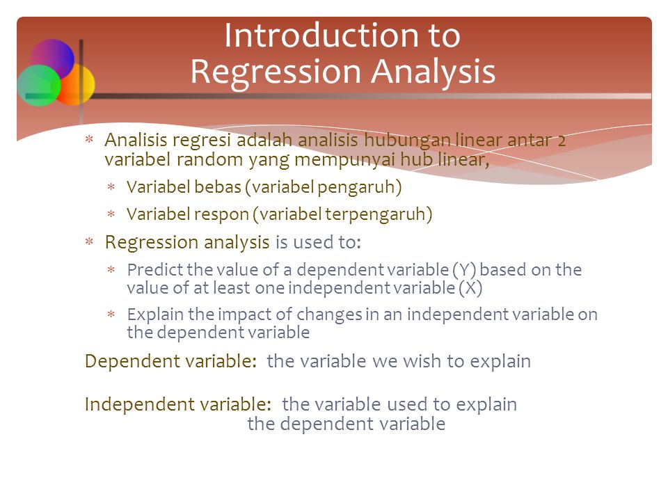 Chapter 12 Simple Regression Statistika Analisis Regresi Adalah Analisis Hubungan Linear Antar 2 Variabel Random Yang Mempunyai Hub Linear Variabel Ppt Download