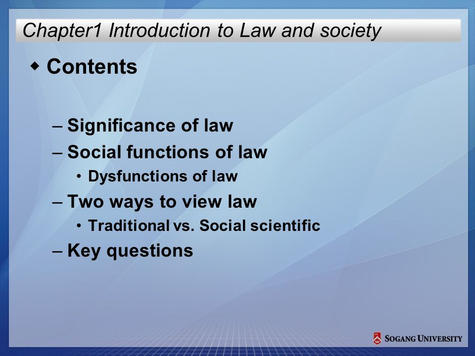 roles and functions of law in business and society