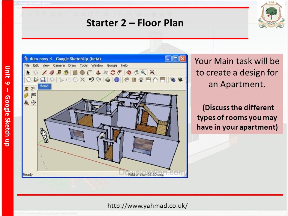 Unit 9 Google Sketch Up Google Sketch Up Intro Lesson 1 Ppt Download