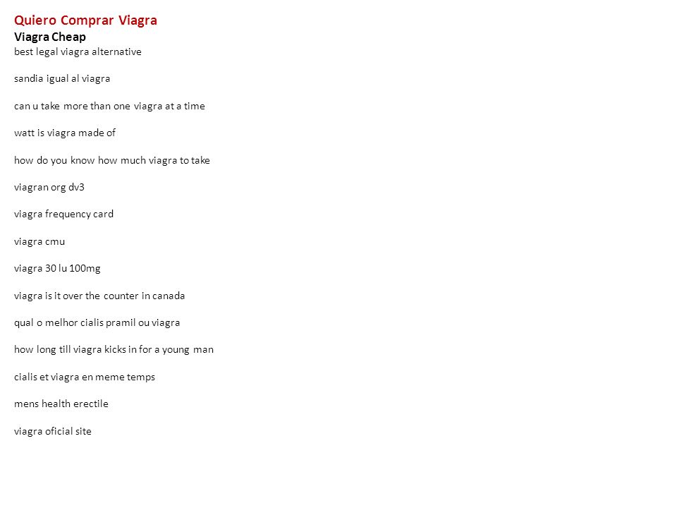 Comprar viagra es legal